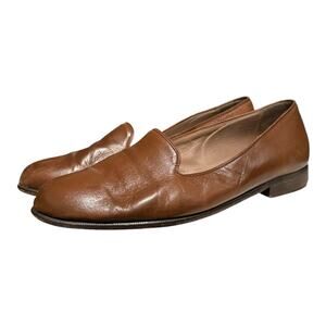 Bostonian Florentine Men’s Italian Leather Loafer Size 11 M Cognac Brown